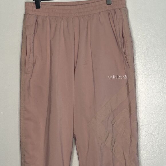 ADIDAS ORIGINALS PASTEL TREFOIL TRACK PANTS Joggers Mens Medium #GL6152 PINK - Picture 4 of 9